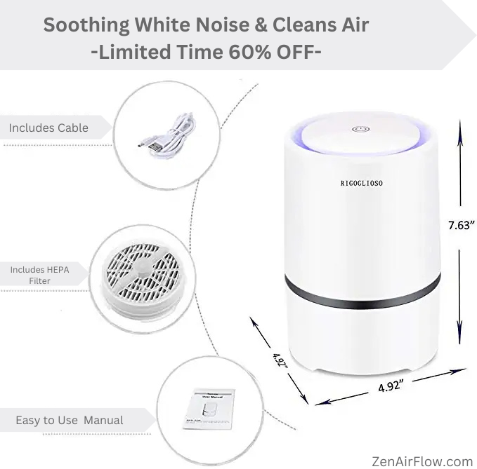 Night Light Air Purifier - Sleep Right!