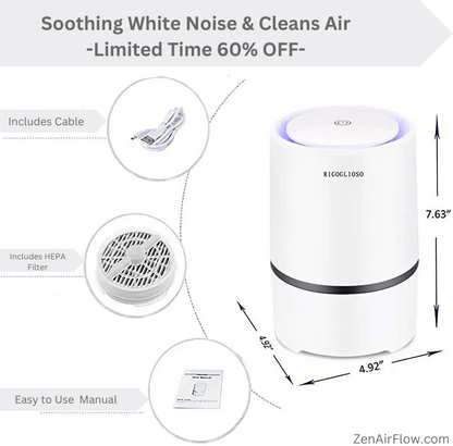 Night Light Air Purifier - Sleep Right!