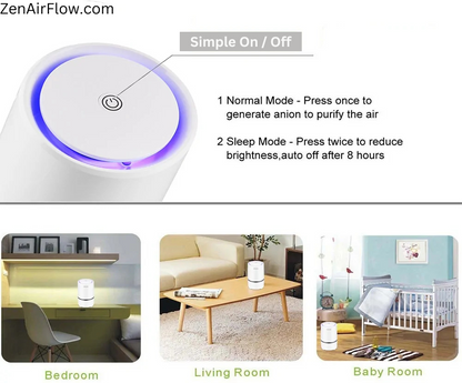 Night Light Air Purifier - Sleep Right!
